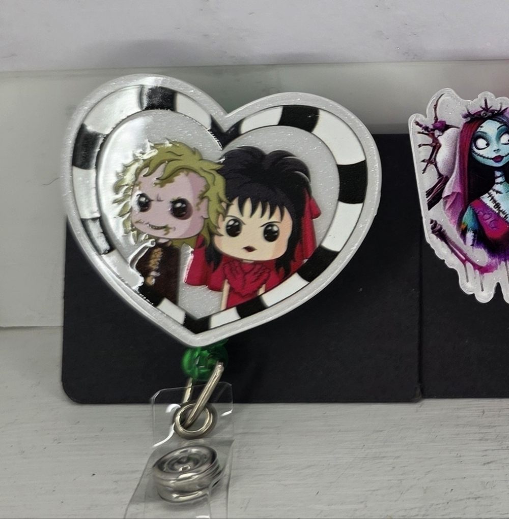 Beetlejuice Badge